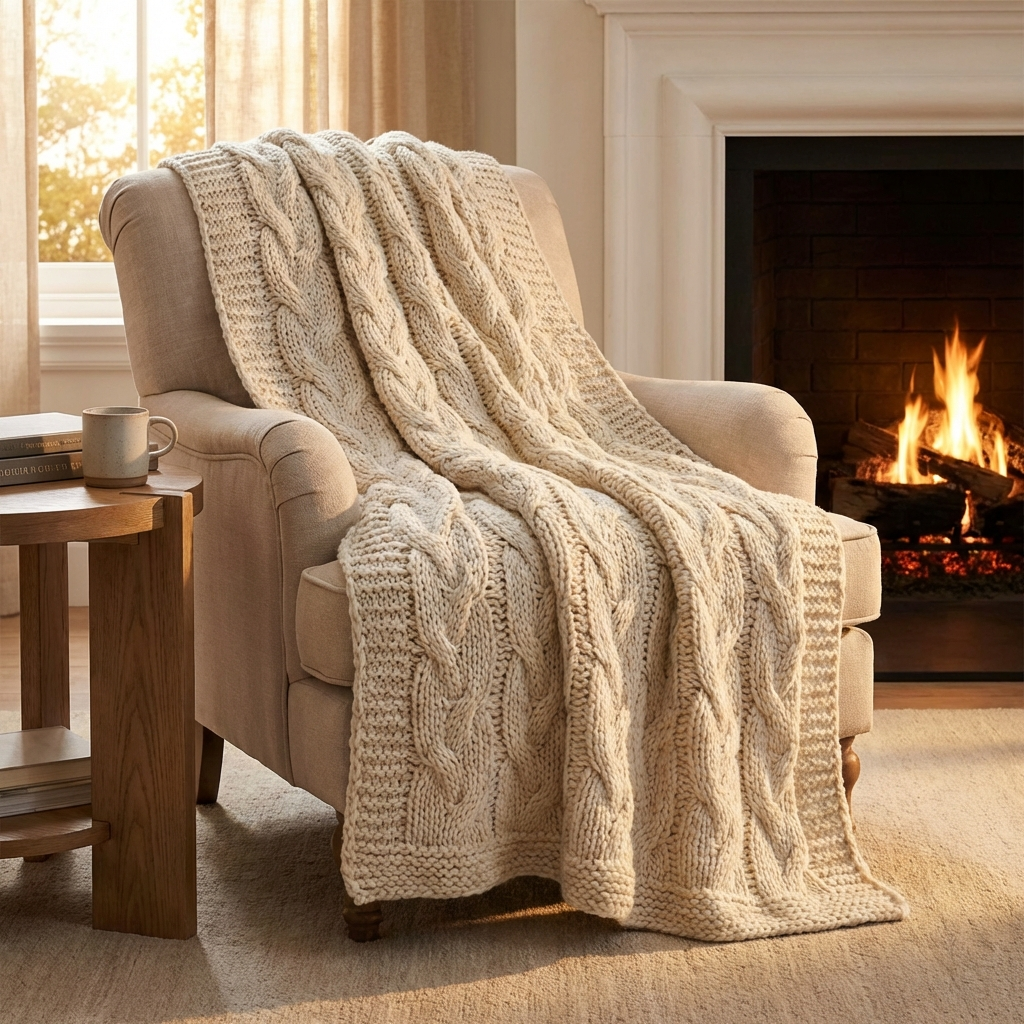 Toptan Örgü Battaniye Motifli Otel Serisi - otelbattaniyesi.com